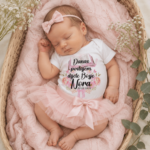 Odjeća za krštenje za bebe – personalizirani bodiji 88